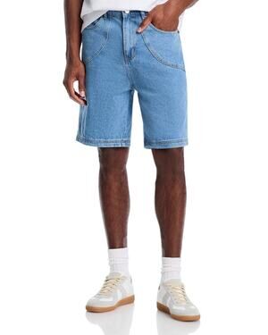 KROST Mariner Denim 9" Cotton Jean Shorts Medium Wash Blue XL